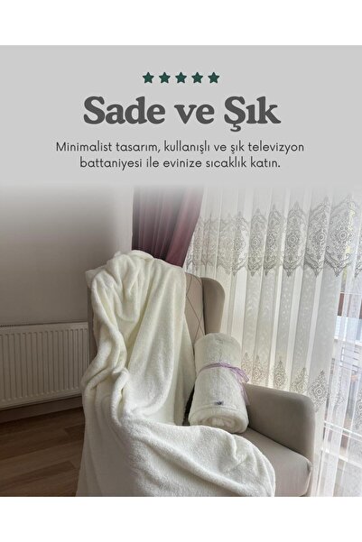 KUTLU MAISON Tv Battaniyesi Puffy Welsoft 190X230