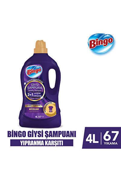 Bingo Giysi Şampuanı 2in 1 Yıpranma Karşıtı 4LX2