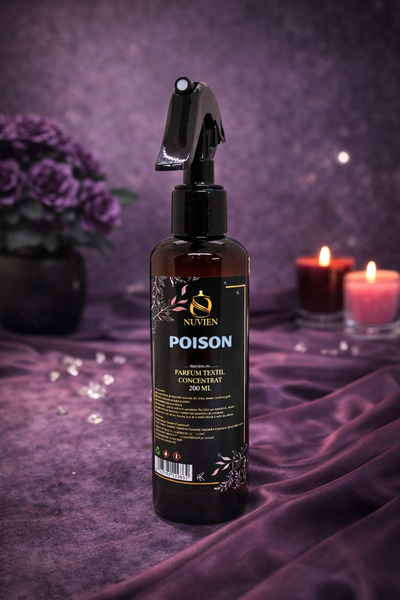OEM Parfum textil Poison, spray pentru haine si textile, 200 ml, parfum conce...