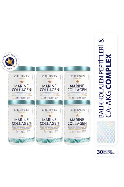 Celluragen Cellular Life Marine Collagen Complex Balık Kolajen Peptitleri, Ca...