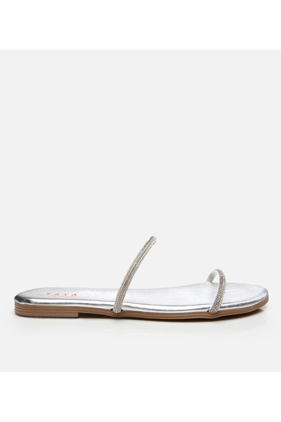 Yaya by Hotiç Γυναικείες παντόφλες πεζών Lame