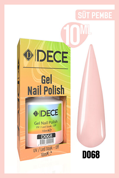 Kalıcı Oje Uv Led D068 (PEMBE SERİSİ) 10ml