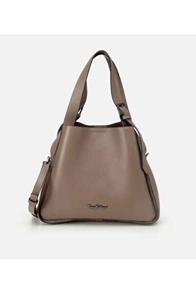 Hotiç Kadın Deri Vizon Tote Çanta