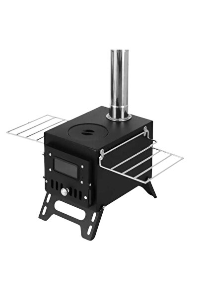 Genel Markalar Çadır Sobası - x Woodlander - Portatif Katlanabilir - Siyah - ...