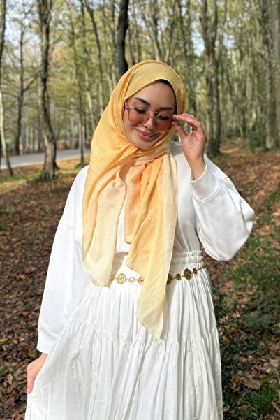 Daisy Polo Degrade Desenli Bambu Kraş Şal