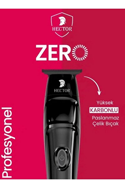 Hector Zero Sakal Sıfırlama Tıraş Makinası + Tırnak Makası Hediyeli