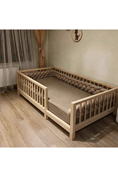 SRKYHOME CONSEPT YUVARLAK ÇITALI BEBEK VE ÇOCUK KARYOLASI