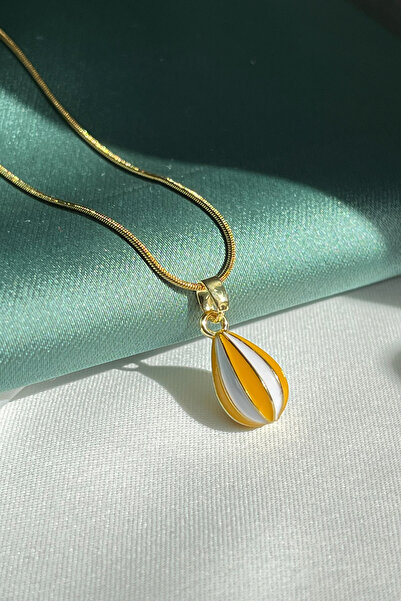 Berilya Aksesuar قلادة بالون فولاذية بتفاصيل مفصلة