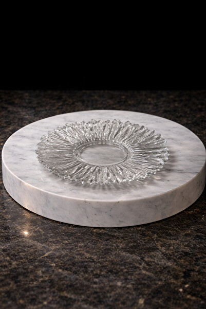 Maloria Beauty Papatya Kristal Çay Tabağı | 6'lı - 14cm