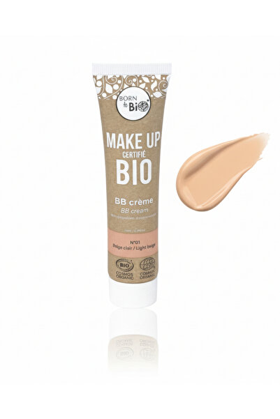 Born to Bio BB Crème Bio – Teint Unifié, Fini Naturel - N°1 BEIGE CLAIR