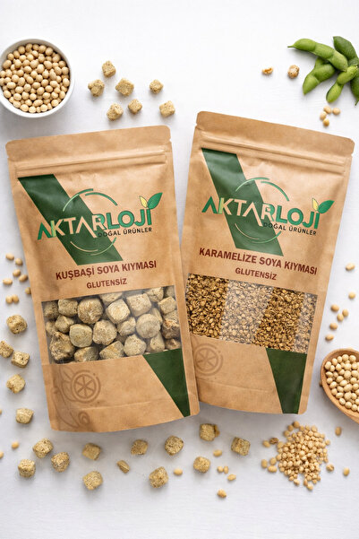 aktarloji 250 Gr Soya Kuşbası + 250 Gr Karamelize Soya Kıyması