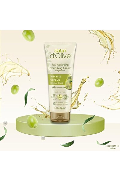 Dalan D'Olive Organic Olive Oil Cream 250ml 1 Piece