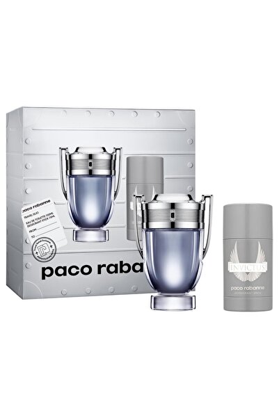 Paco Rabanne Set cadou, Invictus, Apa de toaleta, barbati, 100 ml + Deostick ...