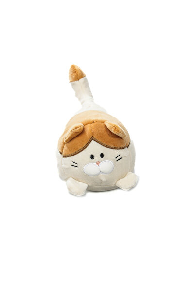 BESTOYARD Jucărie de pluș pisică bej, Bestoy, 12 cm