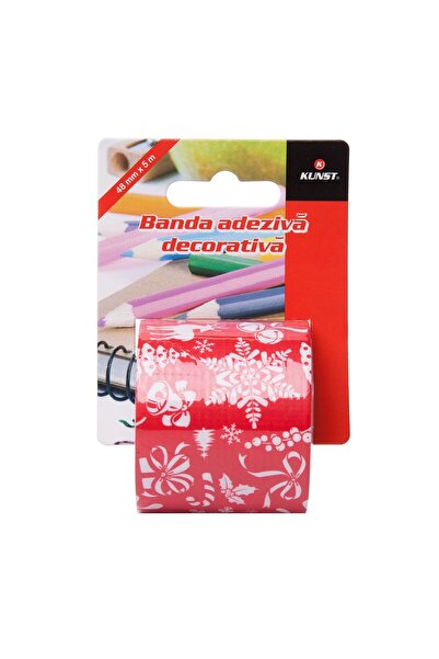 Kunst Bandă adezivă decorativă Kunst Winter 500x4.8 cm, tip bandă adezivă