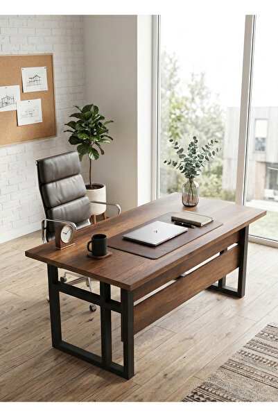 Robin Home Vivaldi A Ofis Çalışma Masası Metal Ayaklı Barok