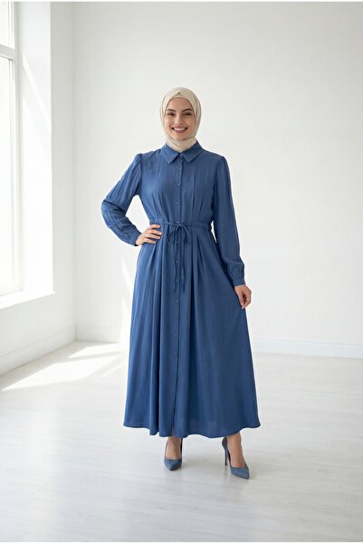 BENAHOLL Φόρεμα Modal Marista με λεπτομέρεια με πλισέ μπροστά και πίσω, με το...