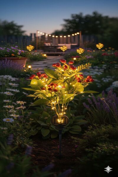 Dream Plus Kokina Buket Solar Güneş Enerjili Yılbaşı Çiçeği Kokina Buketi Bah...