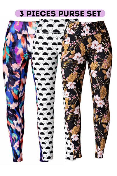 mothers dream طقم ليجنز للبنات مكون من 3 قطع