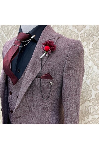 AtlasGiyim Slim Fit Vest Suit