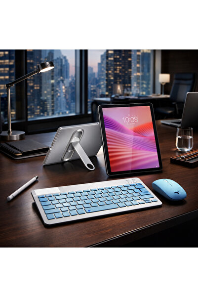 LENOVO Tab M10 4GB/128GB 10.1 (GENİŞ EKRAN)HD Tablet +ŞEFFAF KILIF +MAVİ KLAV...