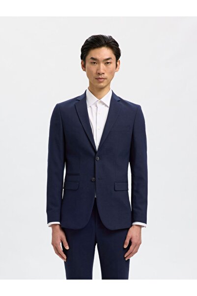 Selected Homme Blazer Gewebter Wollgemisch