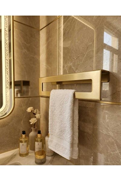 Dersel Dekor Modern Düzenleyici Mutfak Duvar Kapalı Raflı Havlu Askılığı Meta...