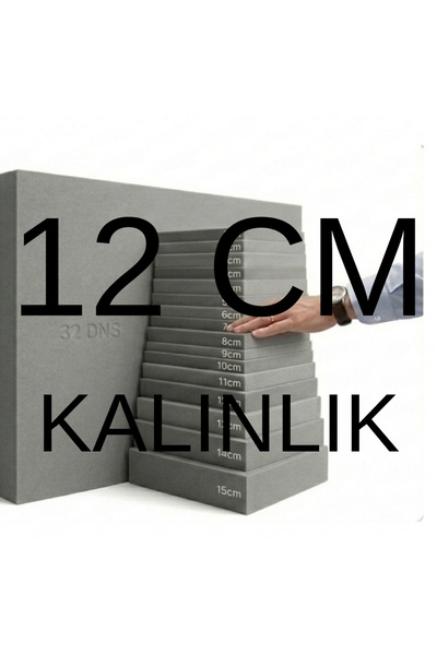 Simidil Design 32 DNS Sert 120x240 Ortopedik Sünger-Karavan, Tekne, Çadır ve Kamp Yatak/Koltuk Süngeri (1-15 cm)