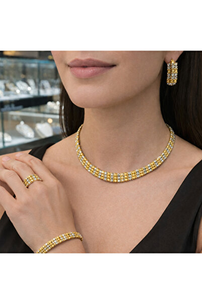 Un طقم بديل الذهب دوريكا ناعمه متناسقه