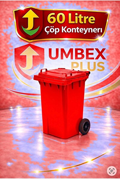 UMBEX PLUS Umbex Plastik Çöp Konteyneri 60 Litre Plastik Konteyner - A Isıya ...