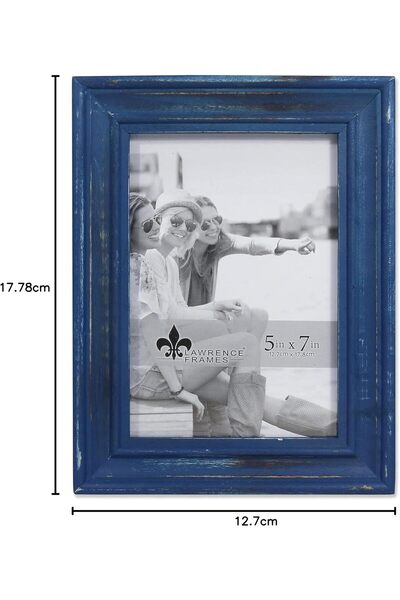 ASTERA Eskitme Lacivert 13x18 cm Resim Ahşap Çerçeve