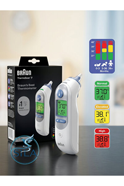 Braun Group Braun Electronic Ear Thermometer 7+ IRT6525 with Age Detection an...