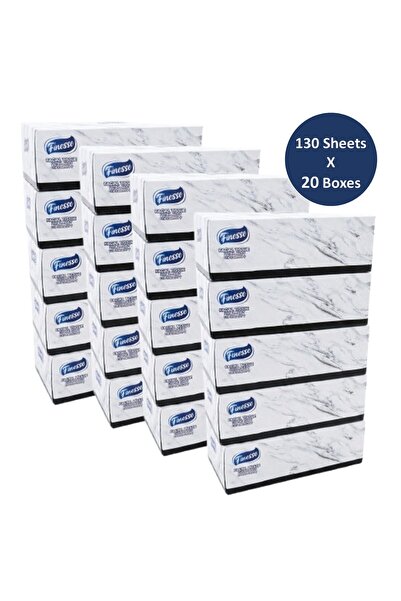 Finesse Daily Care Facial Tissue - Pack Of 20 Boxes