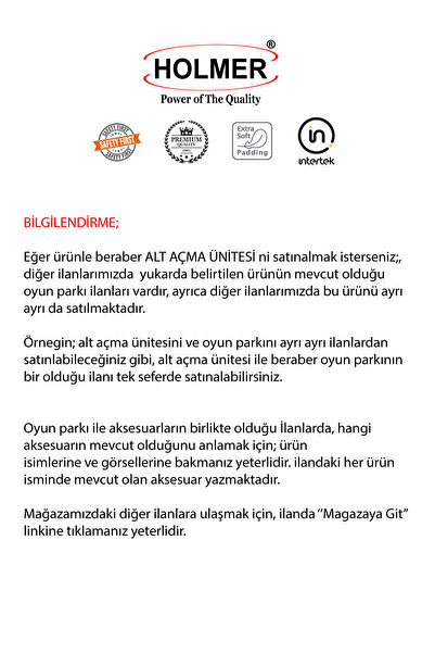 Holmer (YATAK HEDİYELİ) Oyun Parkı/ Anne Yanı/Park Yatak Cibinlikli Dönenceli 70x110cm BEJ