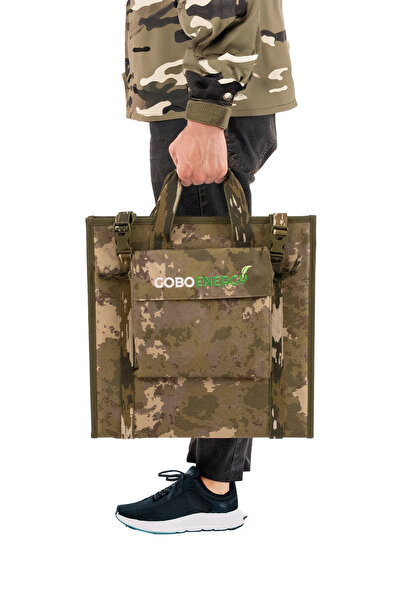 goboenergy EZVIZ PS600 Güç İstasyonu + Kamuflaj 120W Katlanabilir Güneş Panel...