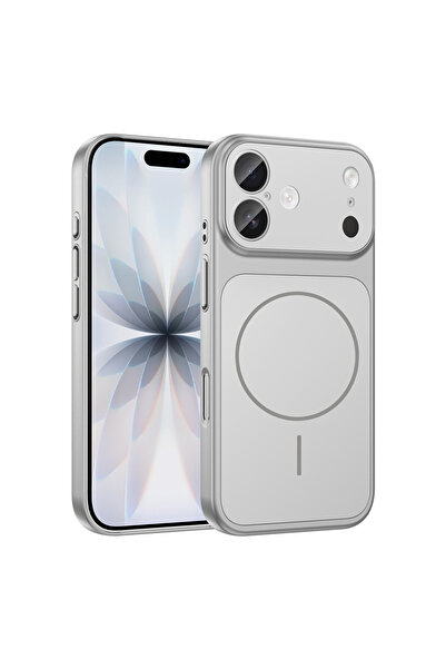 iPhone 17 Case VRDR M-Safe Camera Protected Foreman Cover with Charging - Silver