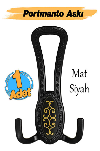 Badem10 Palmira Portmanto Vestiyer Duvar Askısı Metal Dolap Elbise Askılığı M...