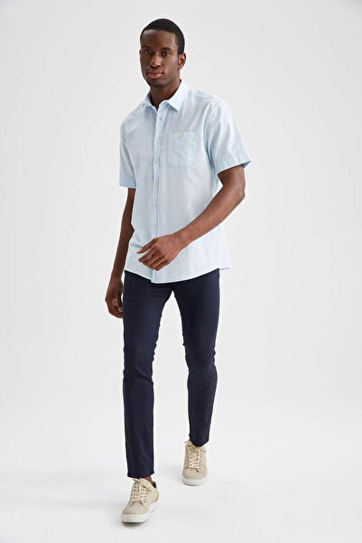 DeFacto Slim Fit Chino Kanvas Pantolon