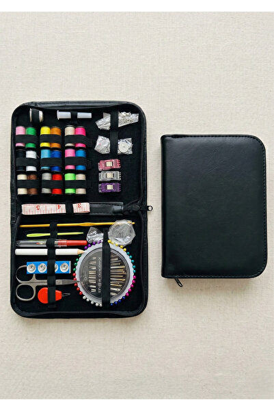 Nazarone DİKİŞ SETİ FERMUARLI BÜYÜK BOY NO:23-350 SİYAH