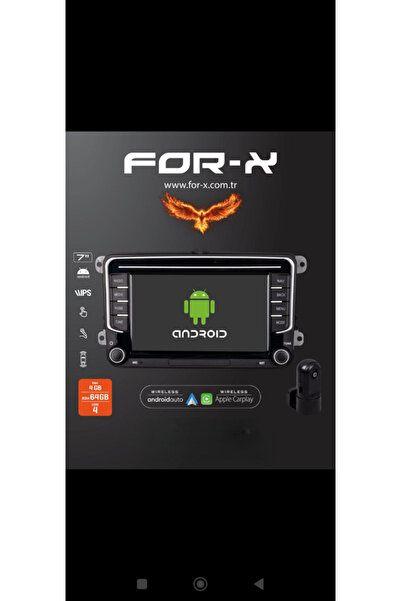 For-X VOLKSWAGEN POLO(2010-2015) 7''QLED-TUŞLU-ANDROİD 4-64GB-ön DVR kameralı...