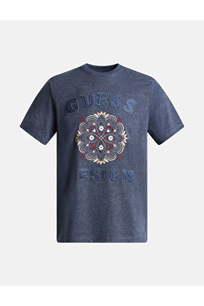 Guess تيشيرت بشعار مطرّز