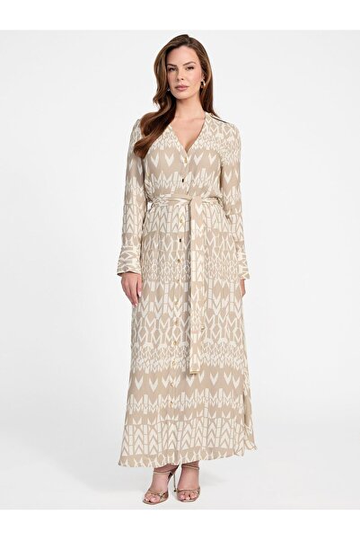 Guess Marciano logo long dress