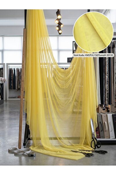 LEVENT ÖZEL Petek Dokulu Dekoratif Tül Perdelik Kumaş 100en300boy