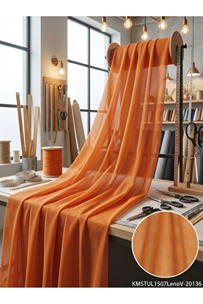 LEVENT ÖZEL Petek Dokulu Dekoratif Tül Perdelik Kumaş 100en300boy