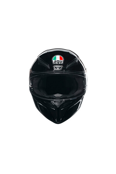 AGV K1 S Parlak Siyah Kapalı Kask