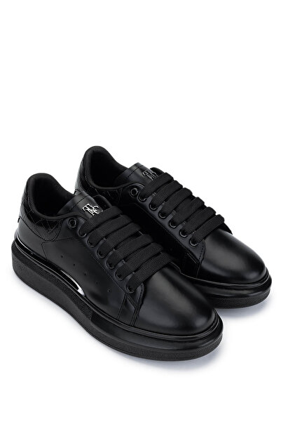 Tamer Tanca Siyah - Kadın Vegan Sneakers & Spor Ayakkabı 804 1997 Bn Ayk Sk22/23