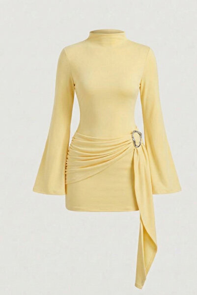 QBZ Κομψό μίνι φόρεμα με ζώνη