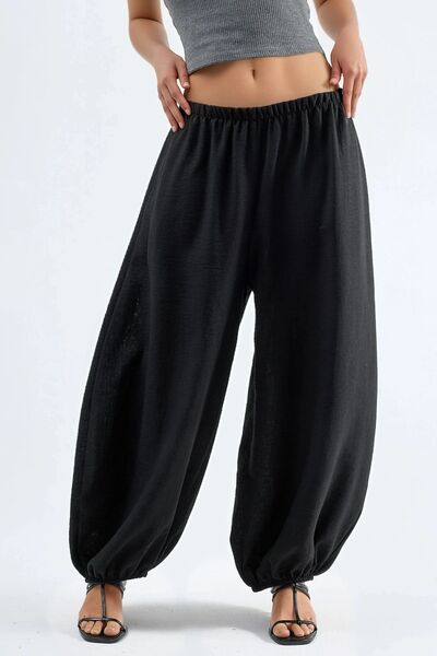 Hiccup Low Waist Loose Cut Jogger Pants