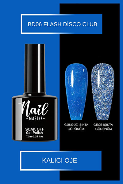 Nail Master Kalıcı Oje Bd06 Flash Disco Club Serisi 7,3ml