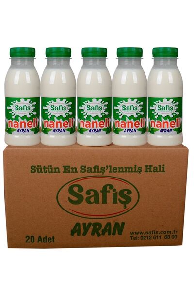 Safiş Naneli Ayran Tam Yağlı 275 ml 20 Adet
